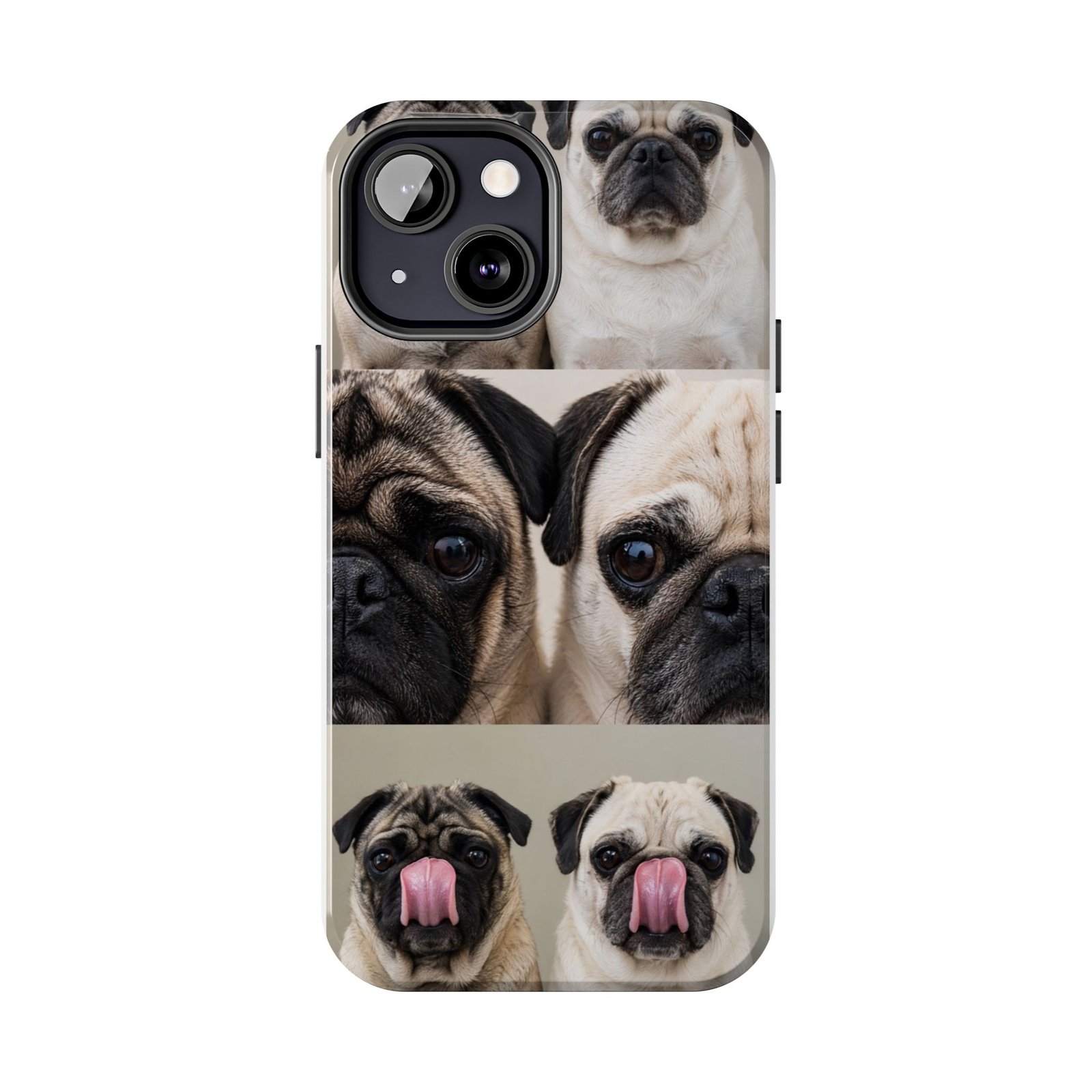 Grumble Lo-Fi Pug Phone Case | Tough Case | Roly & Mabel Pug Portrait | Funny Pug Gift | Lo-Fi Study Vibes - Image 34