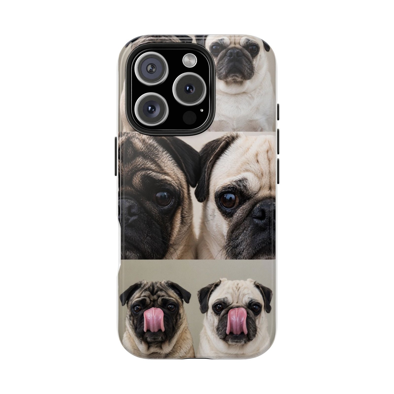 Grumble Lo-Fi Pug Phone Case | Tough Case | Roly & Mabel Pug Portrait | Funny Pug Gift | Lo-Fi Study Vibes - Image 85