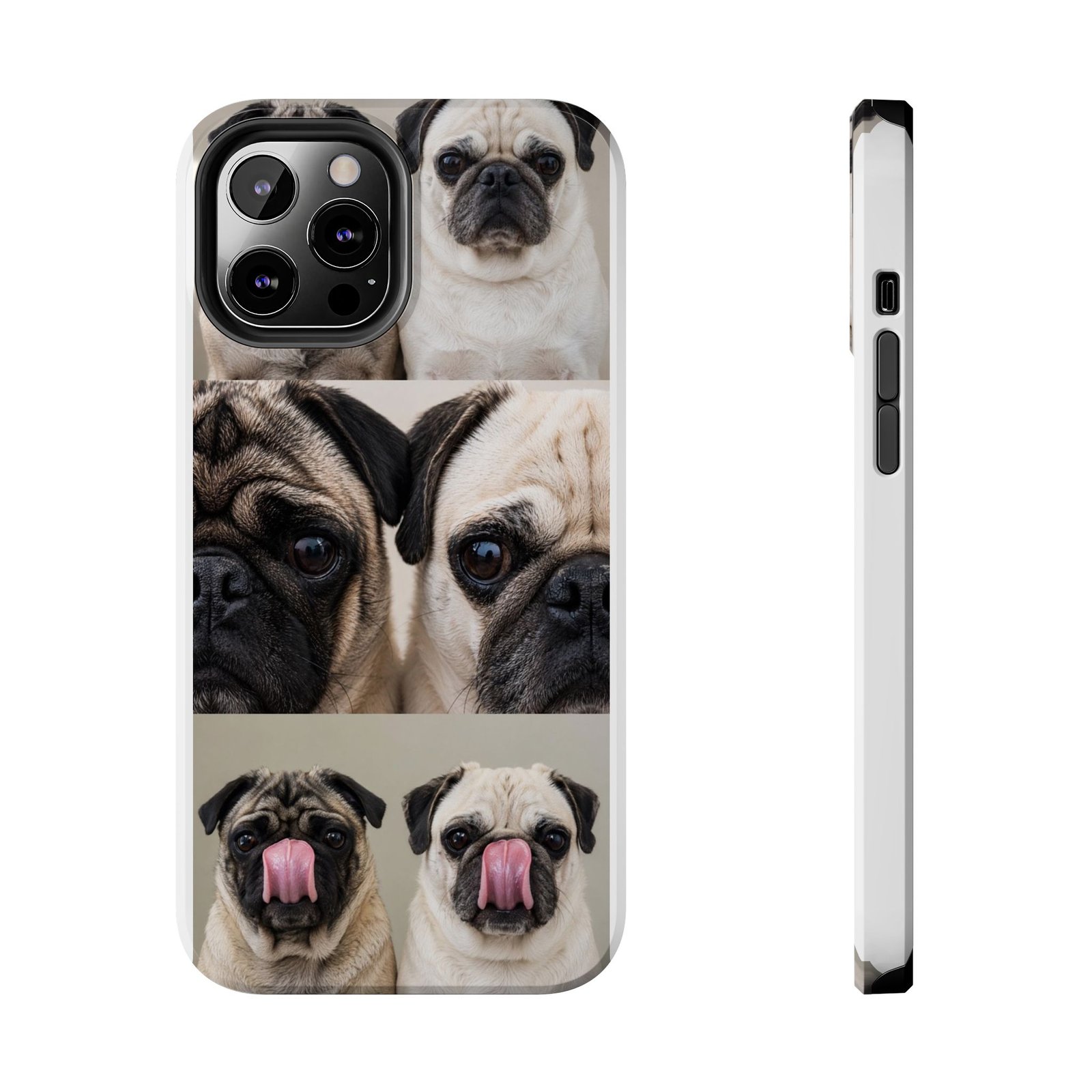 Grumble Lo-Fi Pug Phone Case | Tough Case | Roly & Mabel Pug Portrait | Funny Pug Gift | Lo-Fi Study Vibes - Image 25