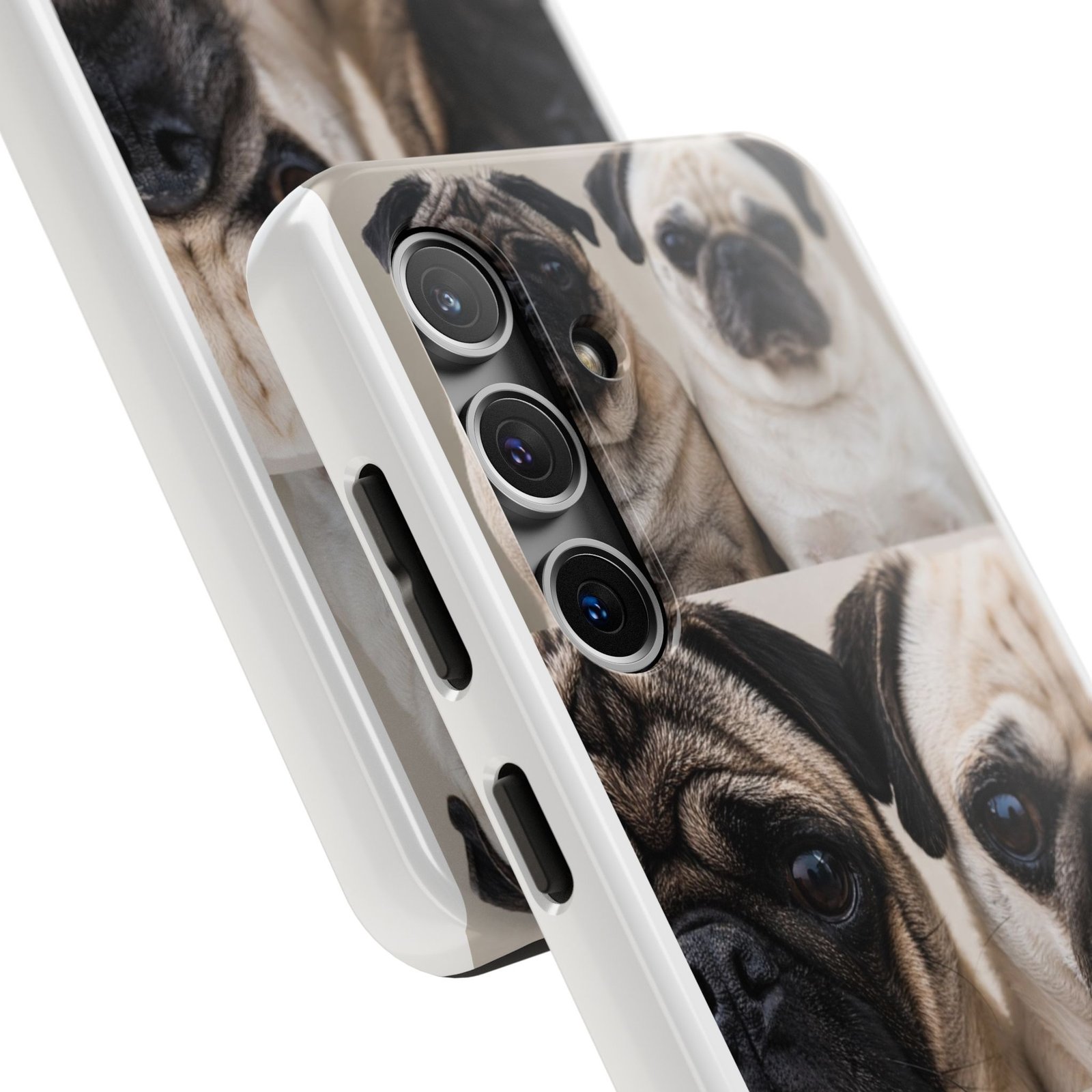Grumble Lo-Fi Pug Phone Case | Tough Case | Roly & Mabel Pug Portrait | Funny Pug Gift | Lo-Fi Study Vibes - Image 70