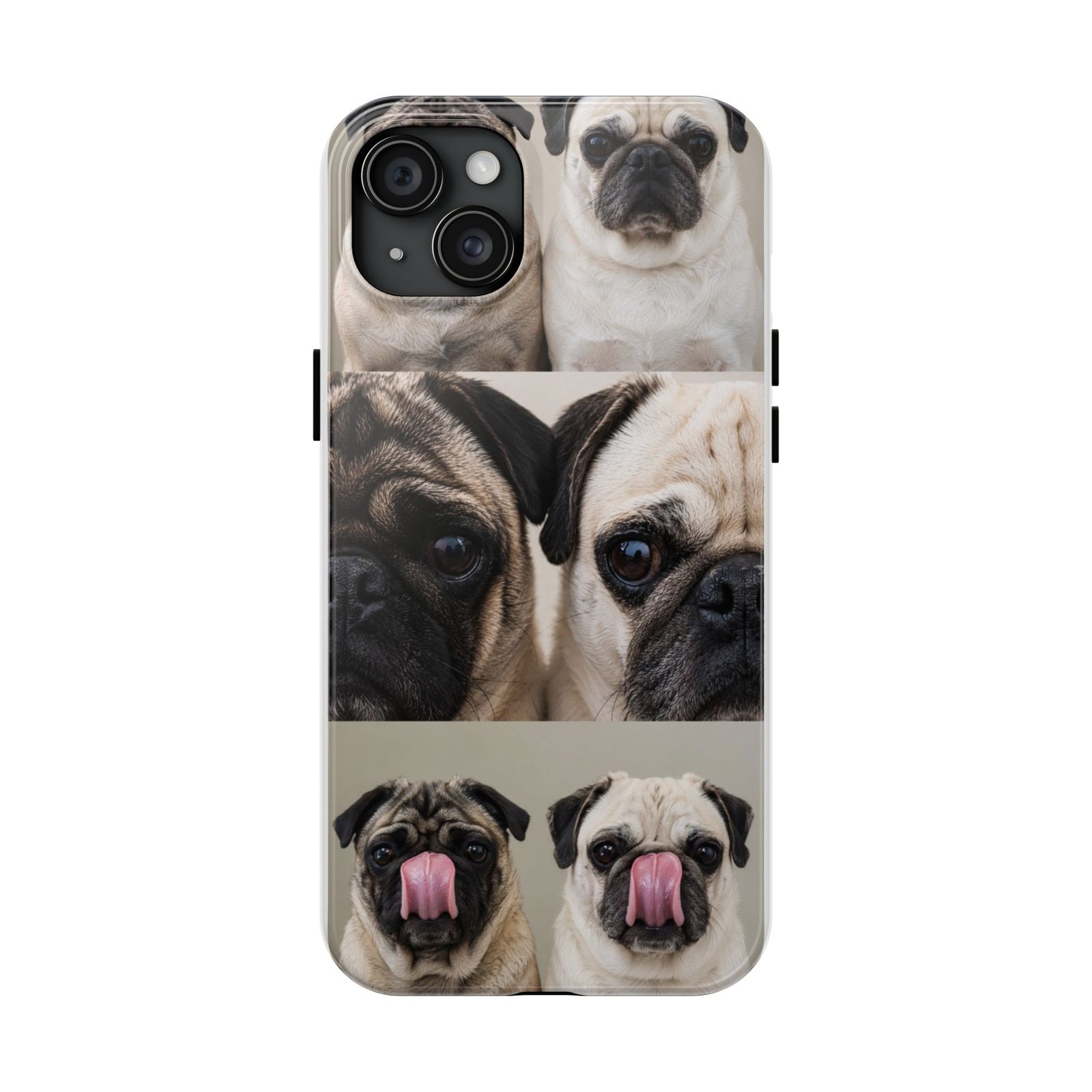 Grumble Lo-Fi Pug Phone Case | Tough Case | Roly & Mabel Pug Portrait | Funny Pug Gift | Lo-Fi Study Vibes - Image 61