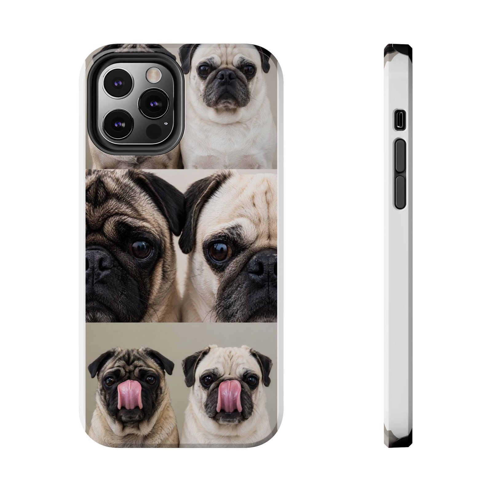 Grumble Lo-Fi Pug Phone Case | Tough Case | Roly & Mabel Pug Portrait | Funny Pug Gift | Lo-Fi Study Vibes - Image 21
