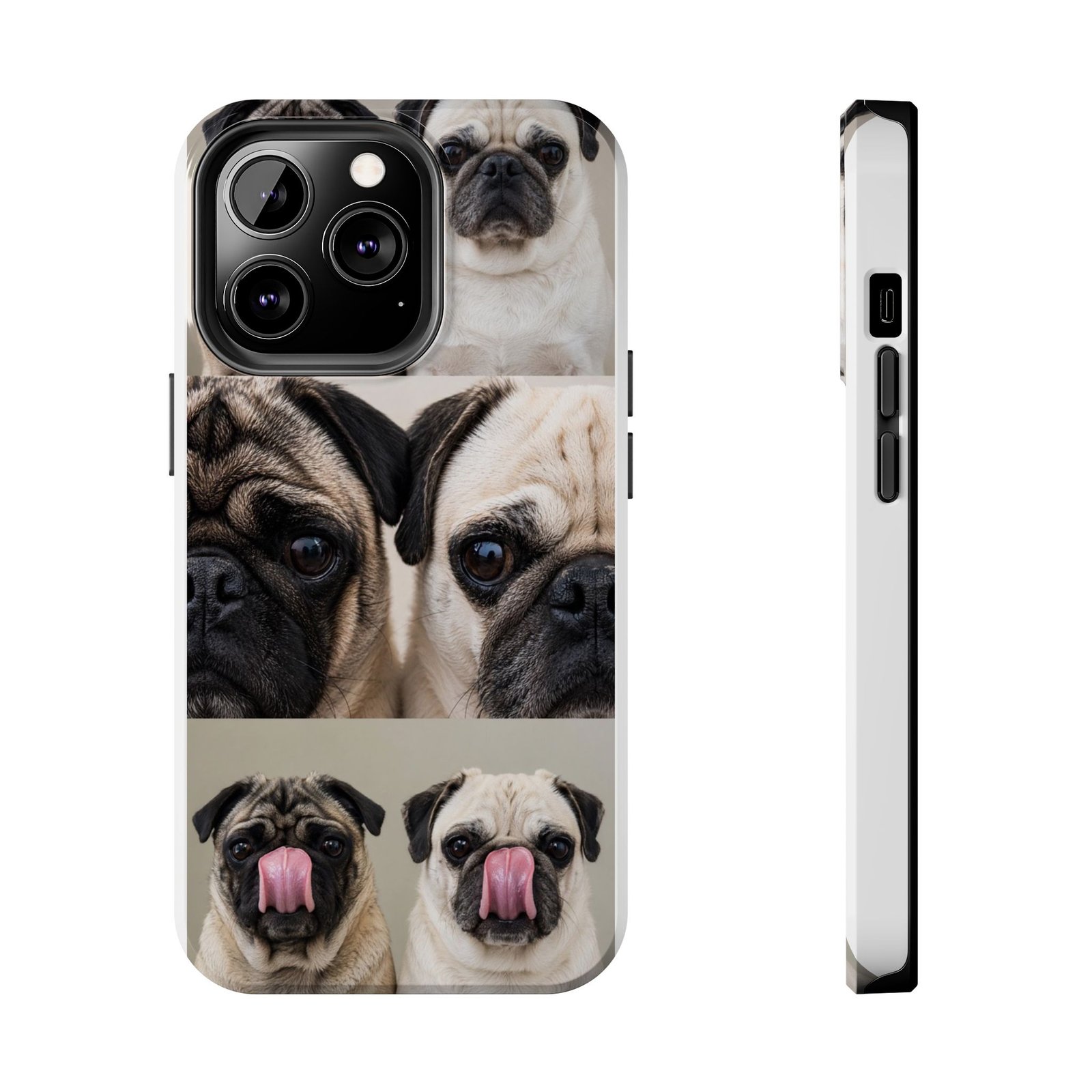 Grumble Lo-Fi Pug Phone Case | Tough Case | Roly & Mabel Pug Portrait | Funny Pug Gift | Lo-Fi Study Vibes - Image 37