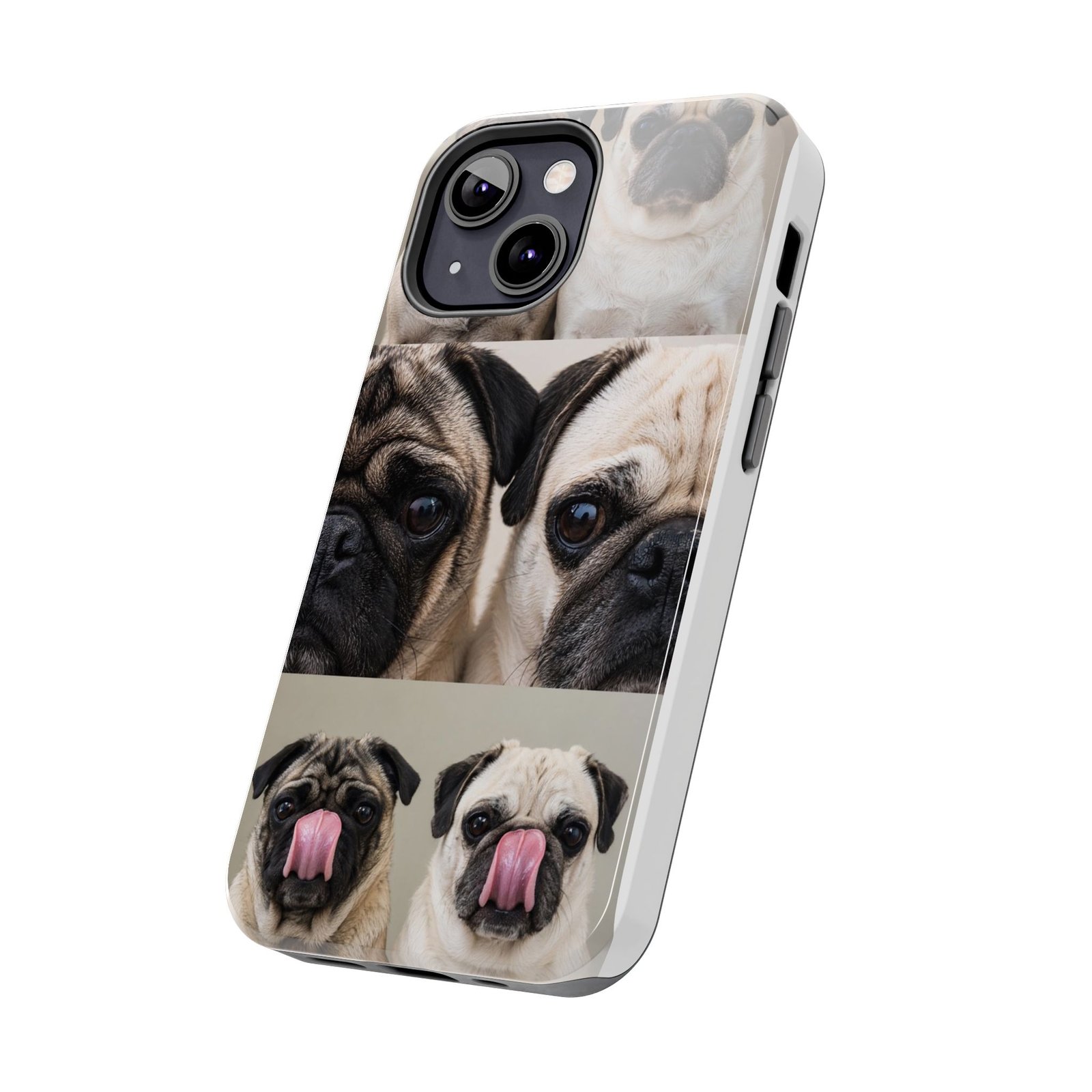 Grumble Lo-Fi Pug Phone Case | Tough Case | Roly & Mabel Pug Portrait | Funny Pug Gift | Lo-Fi Study Vibes - Image 35