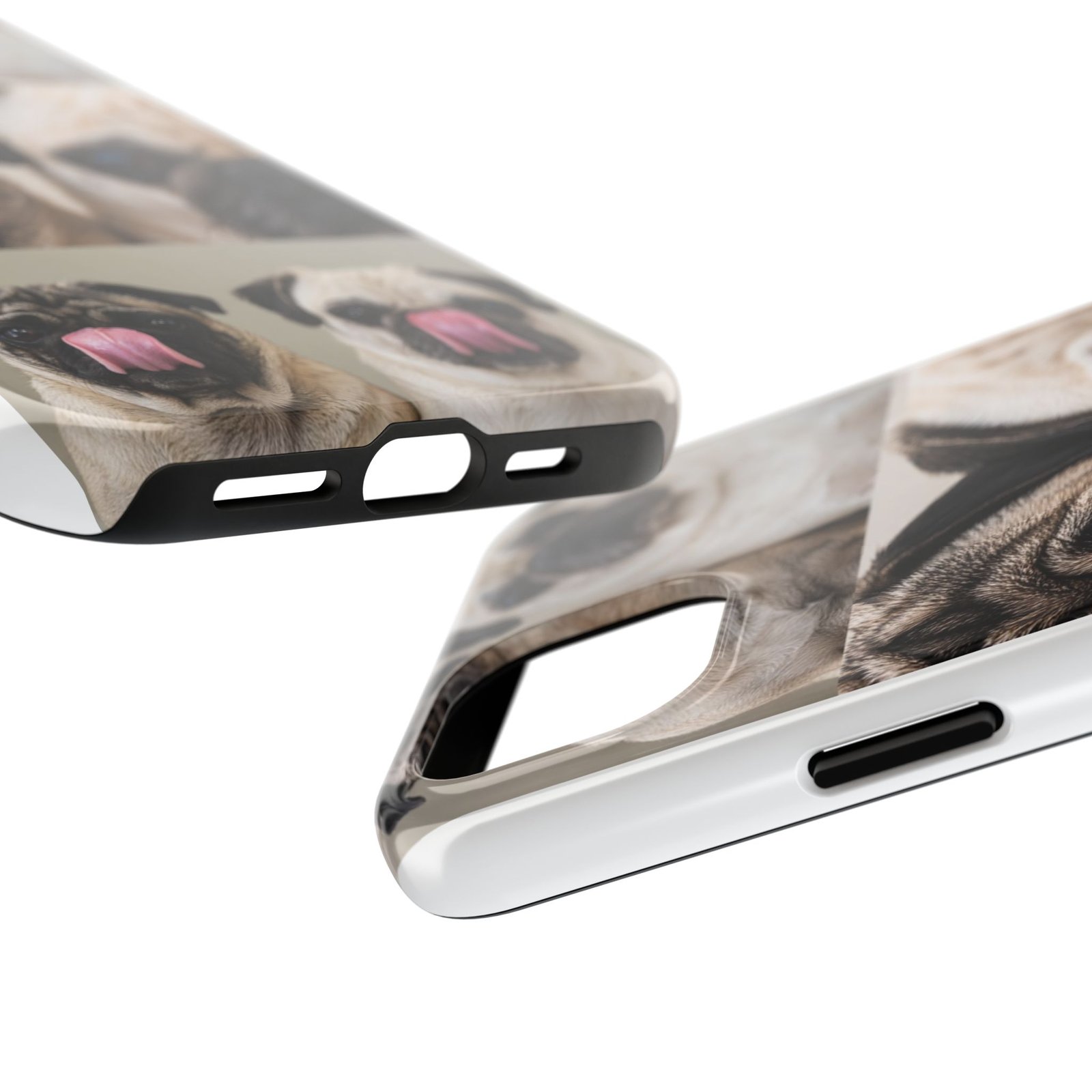 Grumble Lo-Fi Pug Phone Case | Tough Case | Roly & Mabel Pug Portrait | Funny Pug Gift | Lo-Fi Study Vibes - Image 63