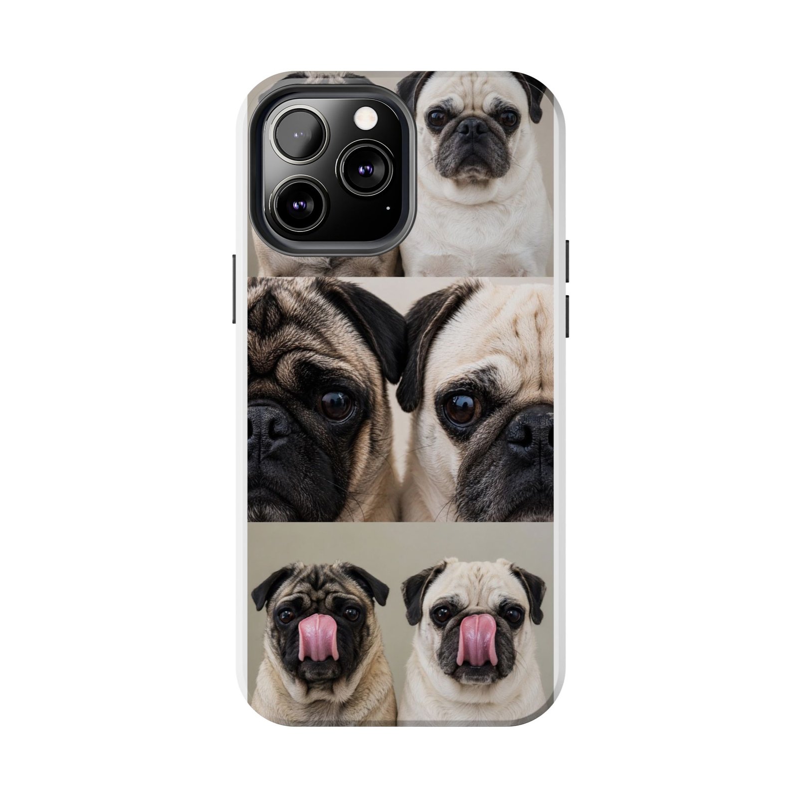 Grumble Lo-Fi Pug Phone Case | Tough Case | Roly & Mabel Pug Portrait | Funny Pug Gift | Lo-Fi Study Vibes - Image 42