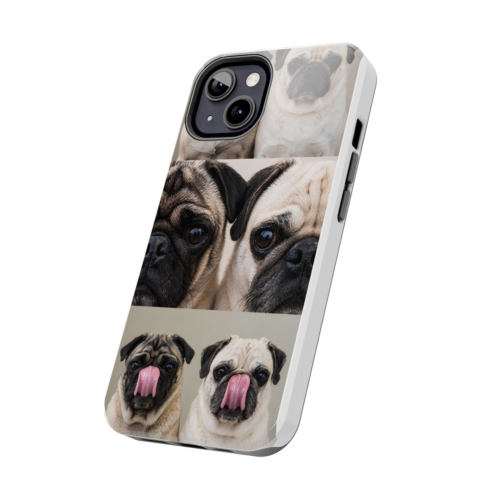 Grumble Lo-Fi Pug Phone Case | Tough Case | Roly & Mabel Pug Portrait | Funny Pug Gift | Lo-Fi Study Vibes - Image 31