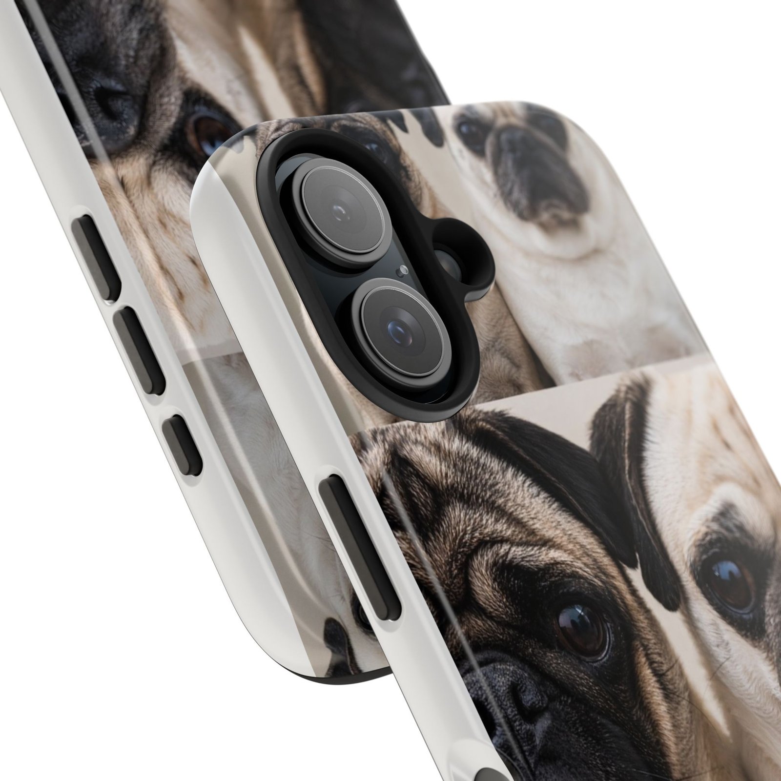 Grumble Lo-Fi Pug Phone Case | Tough Case | Roly & Mabel Pug Portrait | Funny Pug Gift | Lo-Fi Study Vibes - Image 92