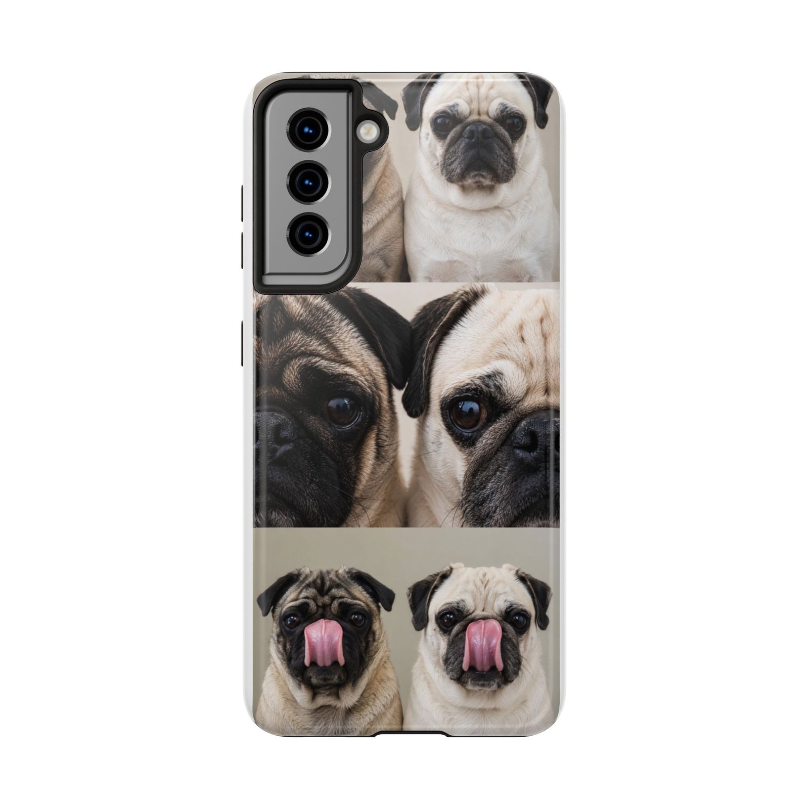 Grumble Lo-Fi Pug Phone Case | Tough Case | Roly & Mabel Pug Portrait | Funny Pug Gift | Lo-Fi Study Vibes - Image 81