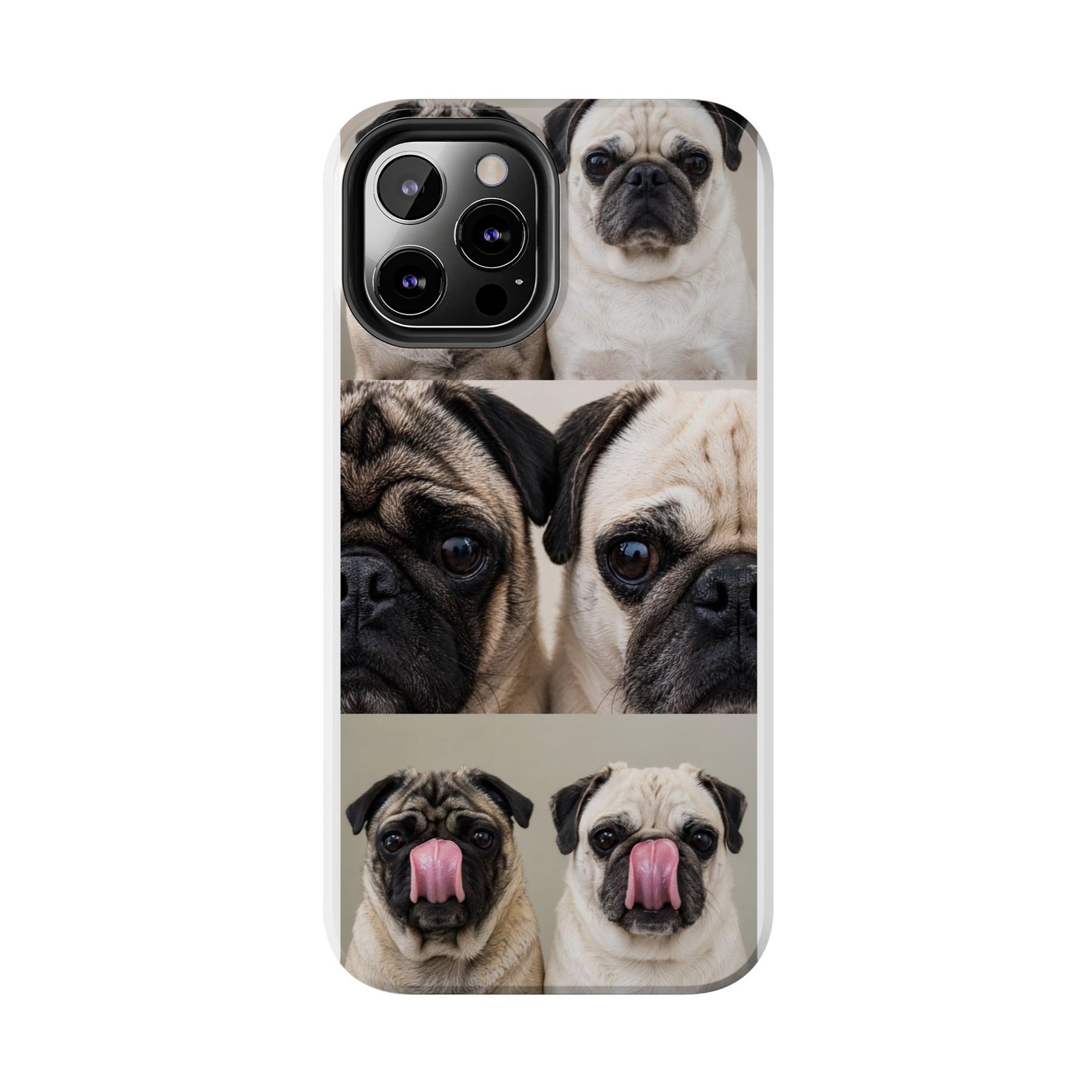 Grumble Lo-Fi Pug Phone Case | Tough Case | Roly & Mabel Pug Portrait | Funny Pug Gift | Lo-Fi Study Vibes - Image 26