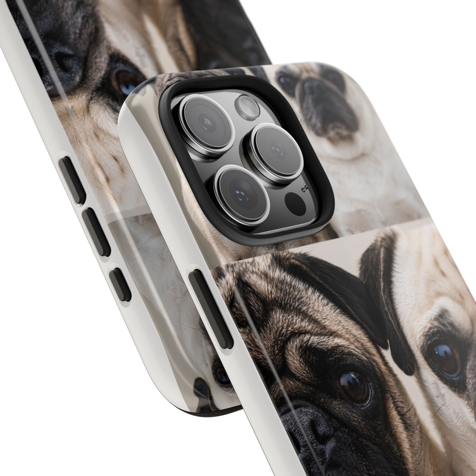 Grumble Lo-Fi Pug Phone Case | Tough Case | Roly & Mabel Pug Portrait | Funny Pug Gift | Lo-Fi Study Vibes - Image 89
