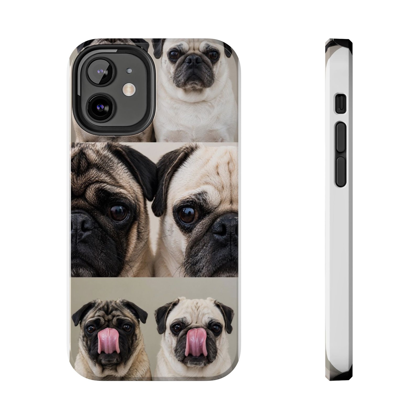 Grumble Lo-Fi Pug Phone Case | Tough Case | Roly & Mabel Pug Portrait | Funny Pug Gift | Lo-Fi Study Vibes - Image 17