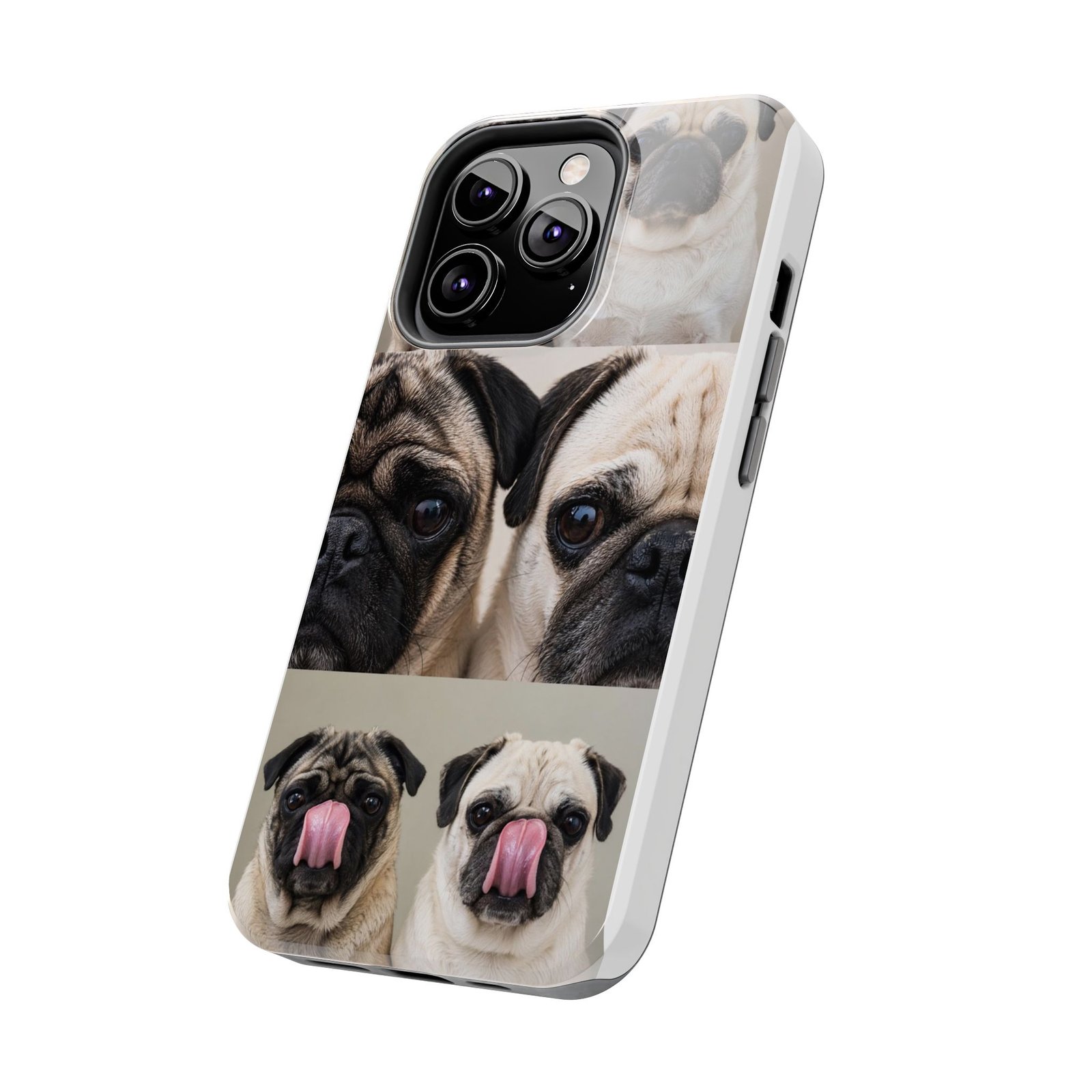 Grumble Lo-Fi Pug Phone Case | Tough Case | Roly & Mabel Pug Portrait | Funny Pug Gift | Lo-Fi Study Vibes - Image 39