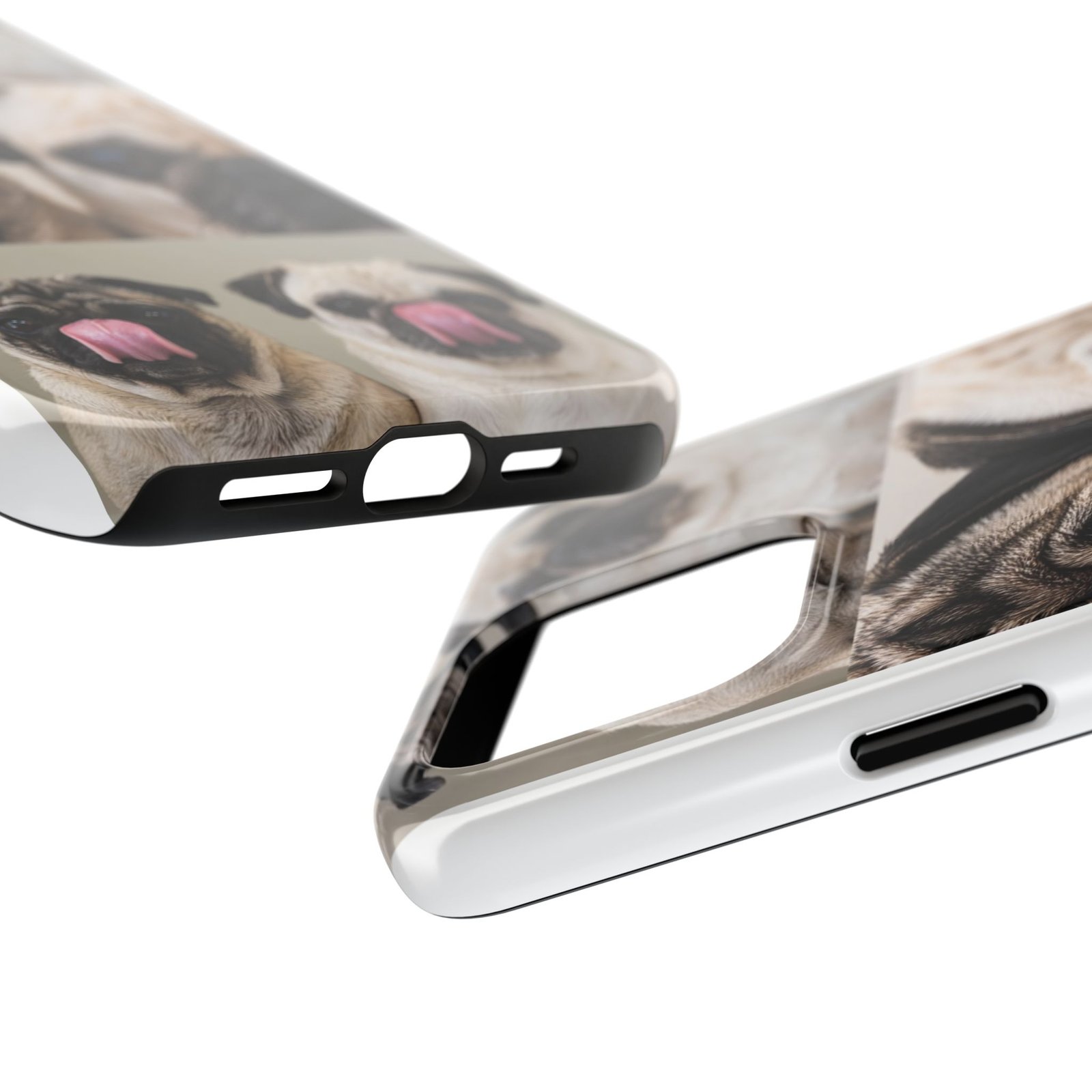 Grumble Lo-Fi Pug Phone Case | Tough Case | Roly & Mabel Pug Portrait | Funny Pug Gift | Lo-Fi Study Vibes - Image 67