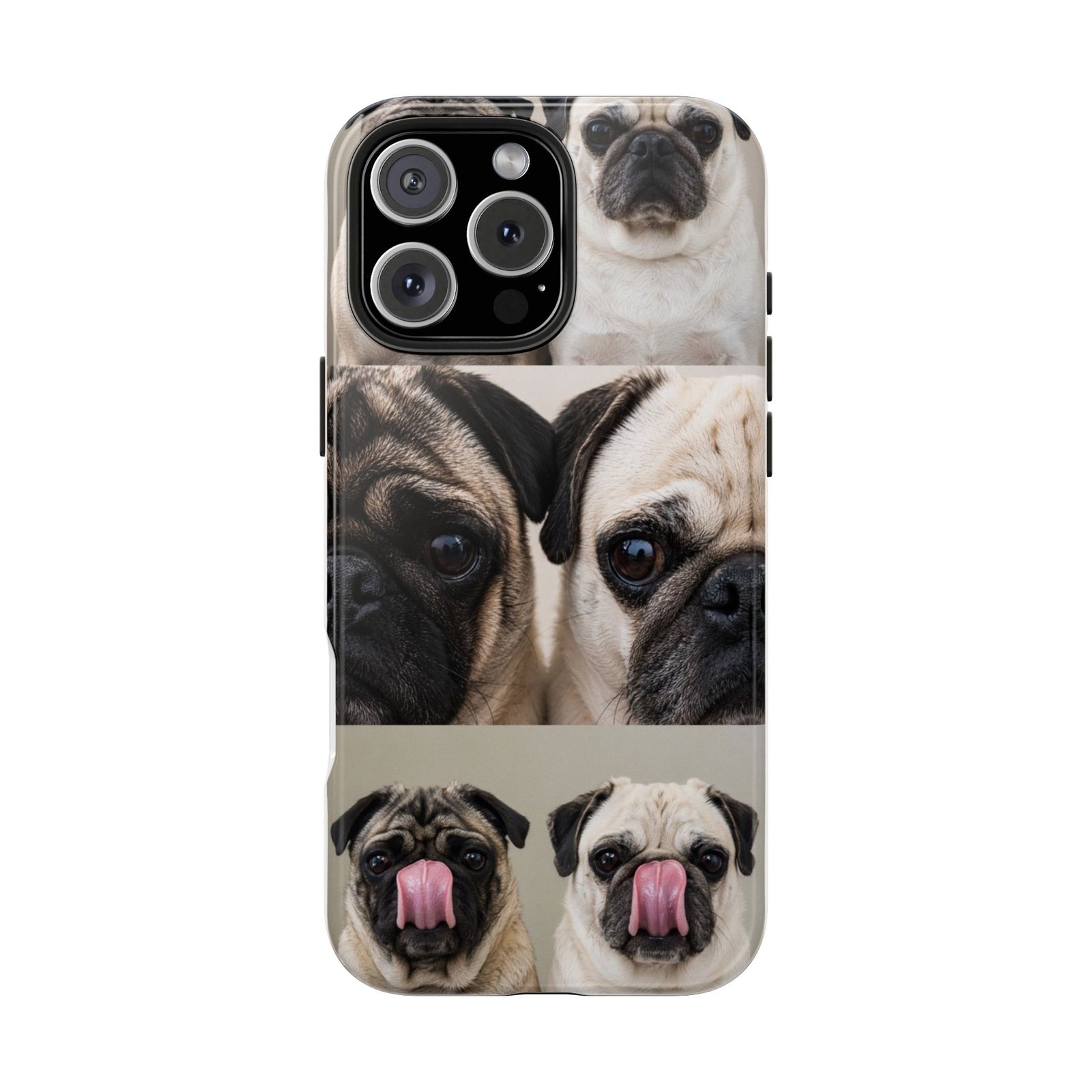 Grumble Lo-Fi Pug Phone Case | Tough Case | Roly & Mabel Pug Portrait | Funny Pug Gift | Lo-Fi Study Vibes - Image 88