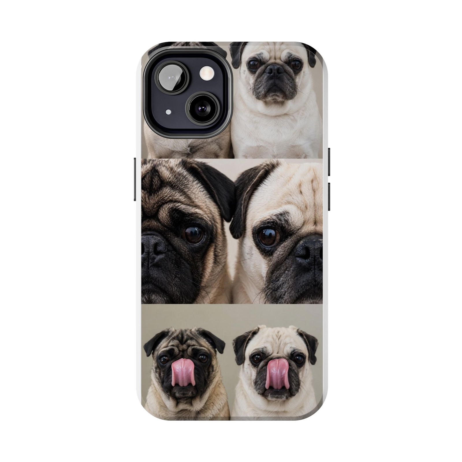 Grumble Lo-Fi Pug Phone Case | Tough Case | Roly & Mabel Pug Portrait | Funny Pug Gift | Lo-Fi Study Vibes - Image 30