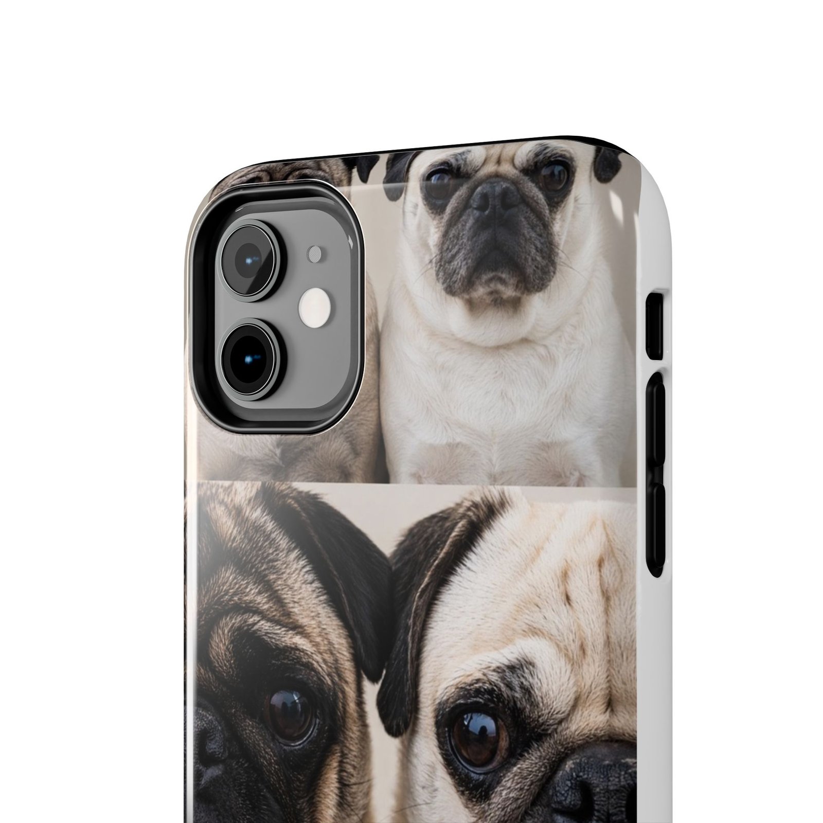 Grumble Lo-Fi Pug Phone Case | Tough Case | Roly & Mabel Pug Portrait | Funny Pug Gift | Lo-Fi Study Vibes - Image 4