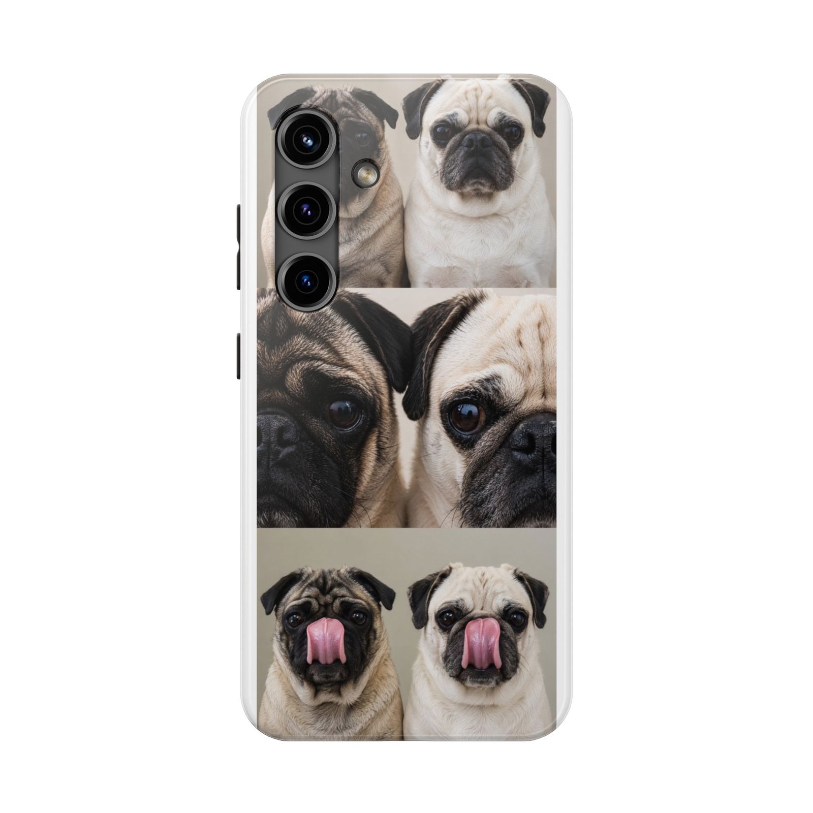 Grumble Lo-Fi Pug Phone Case | Tough Case | Roly & Mabel Pug Portrait | Funny Pug Gift | Lo-Fi Study Vibes - Image 69