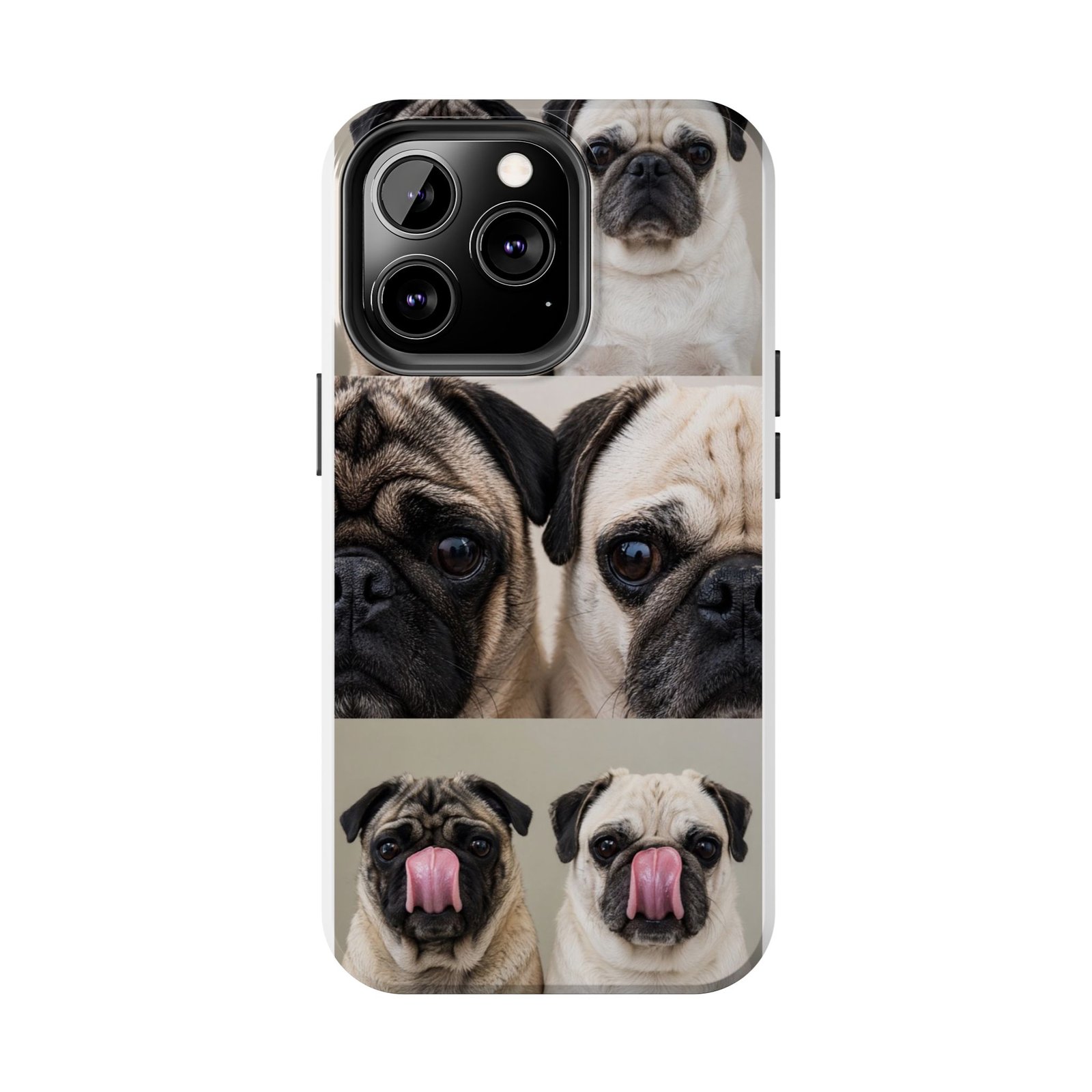 Grumble Lo-Fi Pug Phone Case | Tough Case | Roly & Mabel Pug Portrait | Funny Pug Gift | Lo-Fi Study Vibes - Image 38