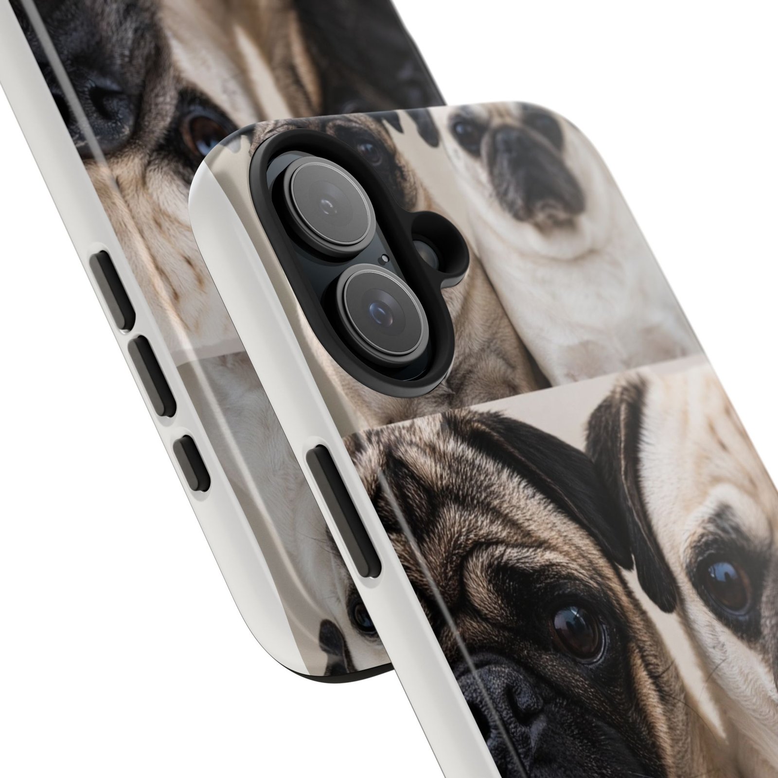 Grumble Lo-Fi Pug Phone Case | Tough Case | Roly & Mabel Pug Portrait | Funny Pug Gift | Lo-Fi Study Vibes - Image 95