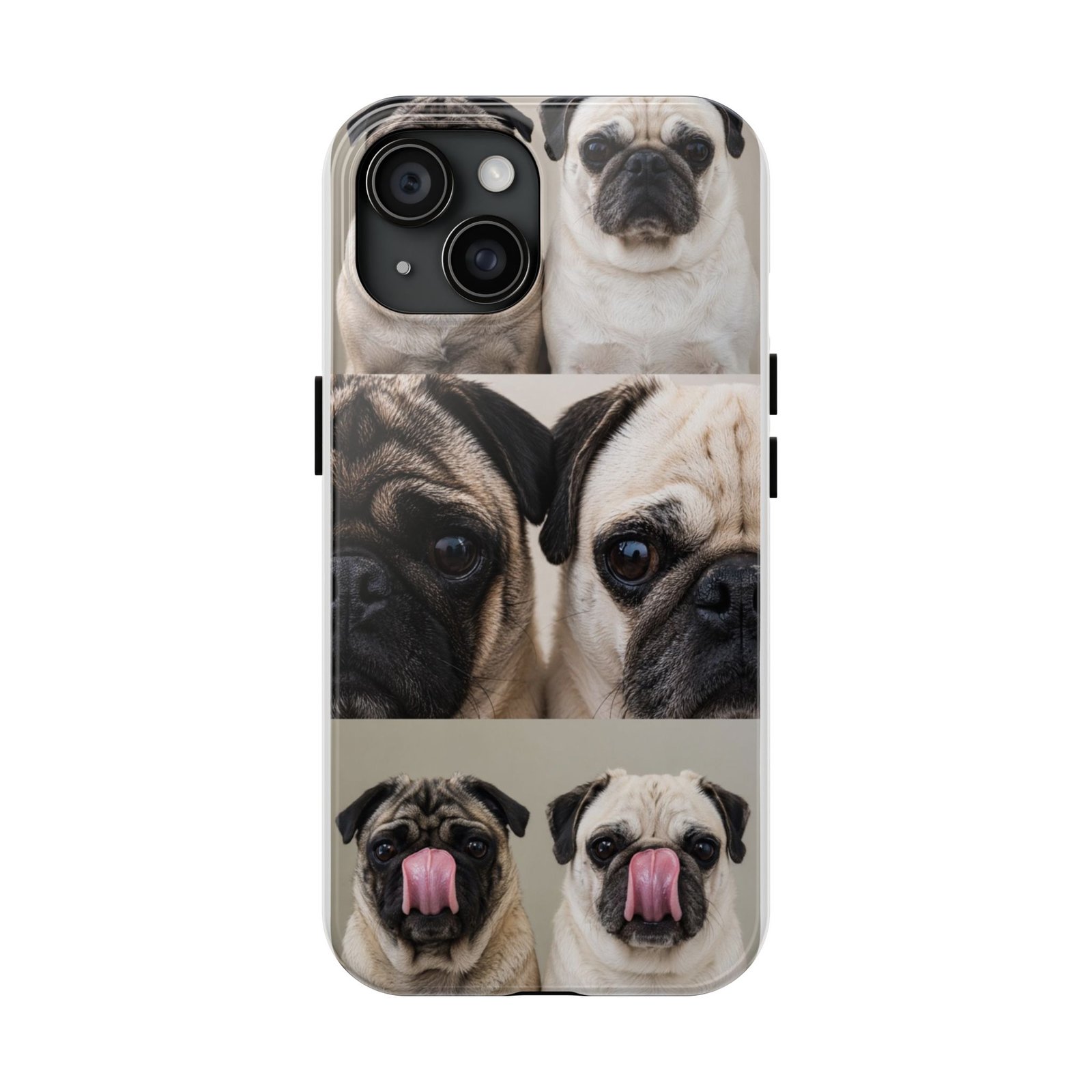 Grumble Lo-Fi Pug Phone Case | Tough Case | Roly & Mabel Pug Portrait | Funny Pug Gift | Lo-Fi Study Vibes - Image 53
