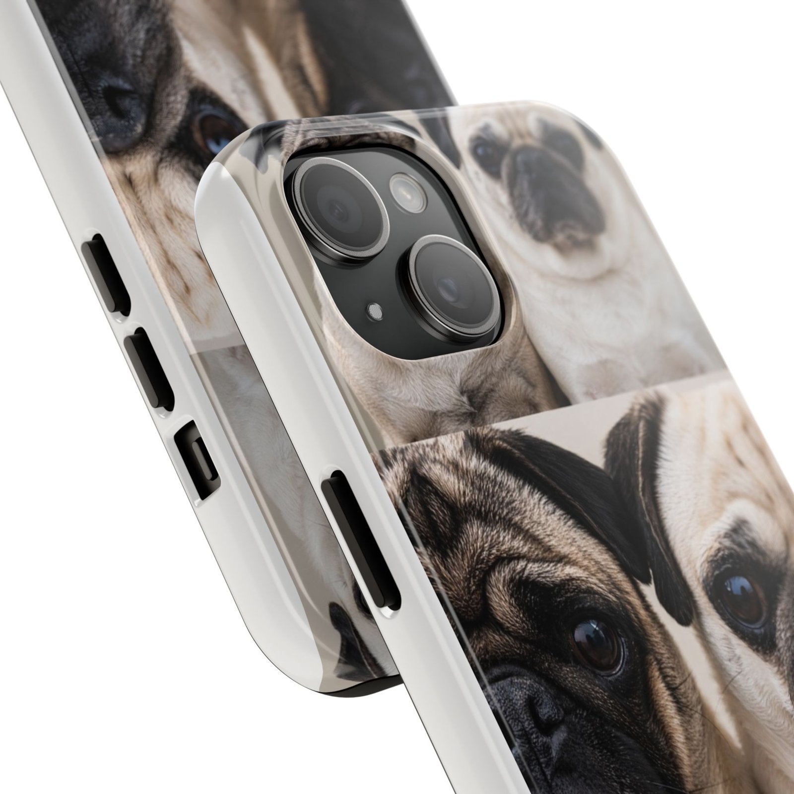 Grumble Lo-Fi Pug Phone Case | Tough Case | Roly & Mabel Pug Portrait | Funny Pug Gift | Lo-Fi Study Vibes - Image 54