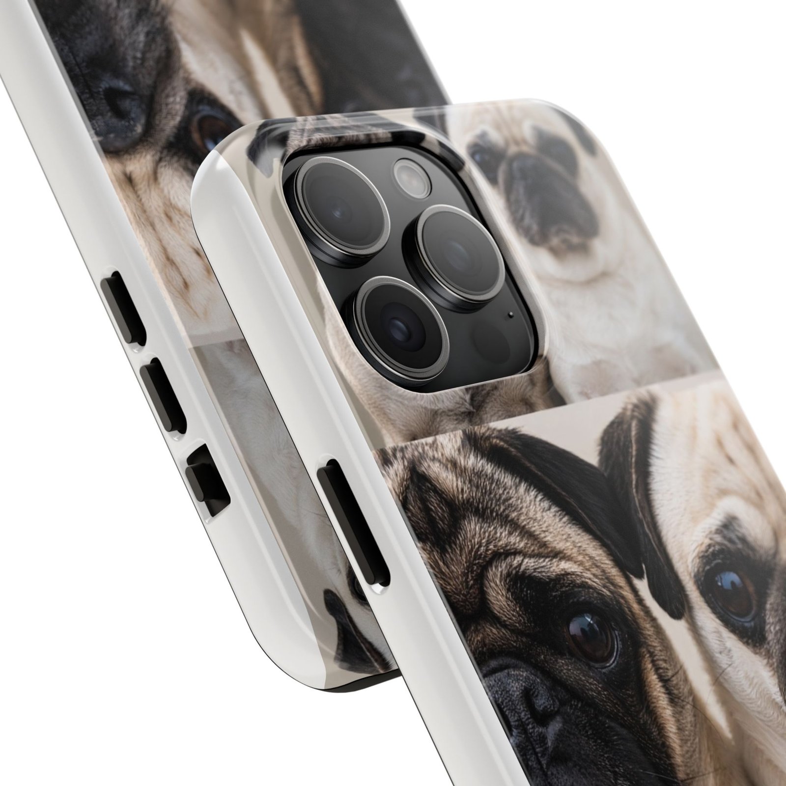 Grumble Lo-Fi Pug Phone Case | Tough Case | Roly & Mabel Pug Portrait | Funny Pug Gift | Lo-Fi Study Vibes - Image 66