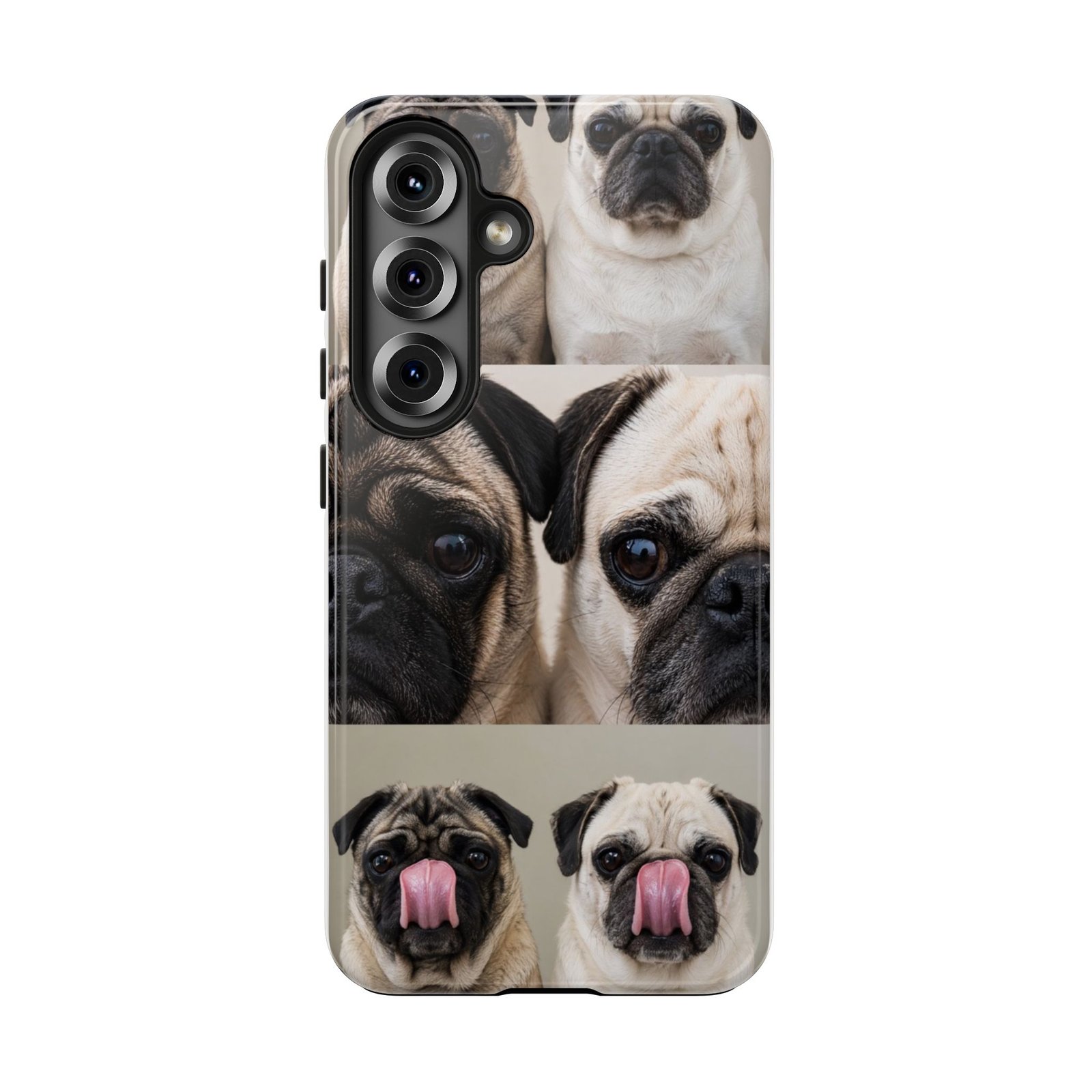 Grumble Lo-Fi Pug Phone Case | Tough Case | Roly & Mabel Pug Portrait | Funny Pug Gift | Lo-Fi Study Vibes - Image 97