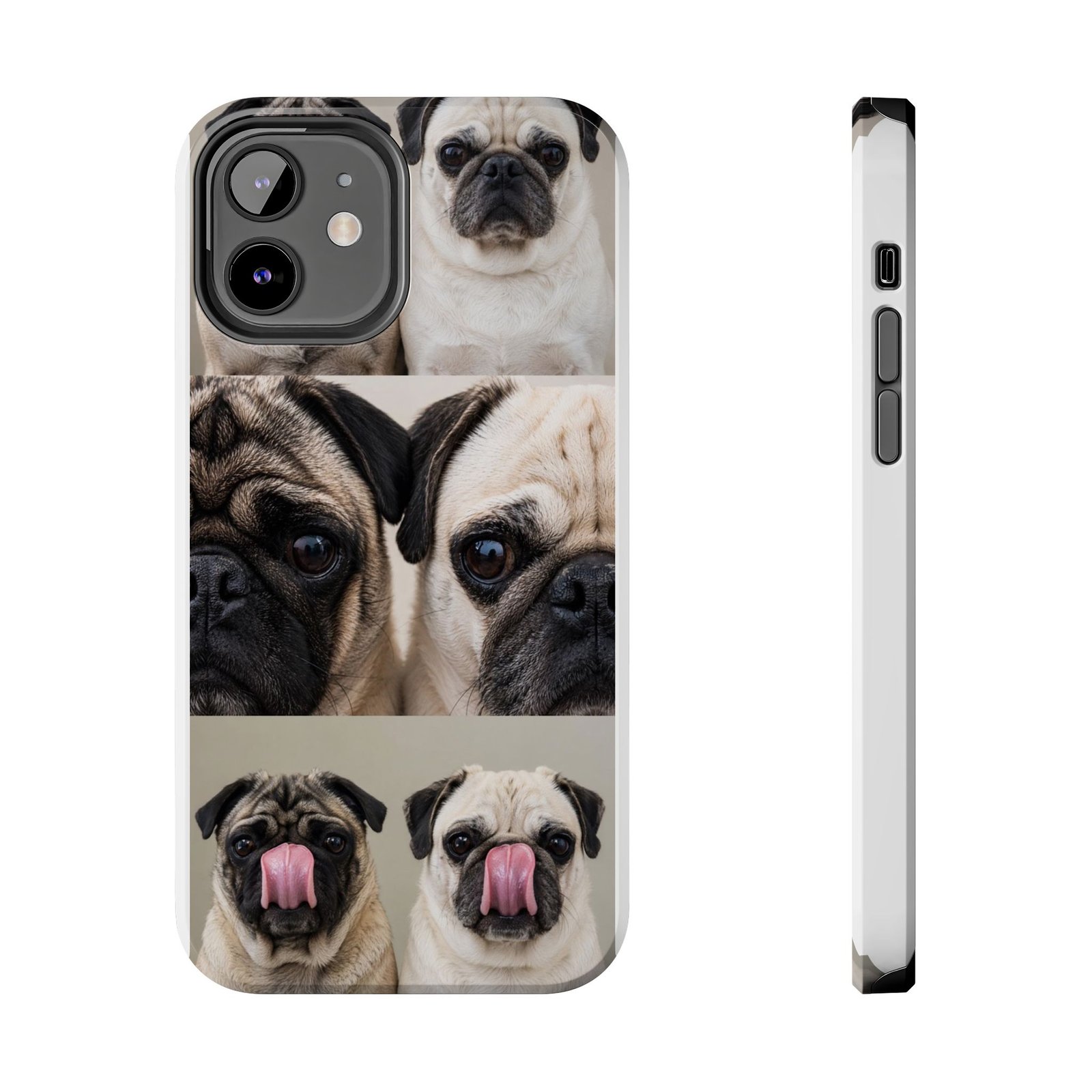 Grumble Lo-Fi Pug Phone Case | Tough Case | Roly & Mabel Pug Portrait | Funny Pug Gift | Lo-Fi Study Vibes - Image 13