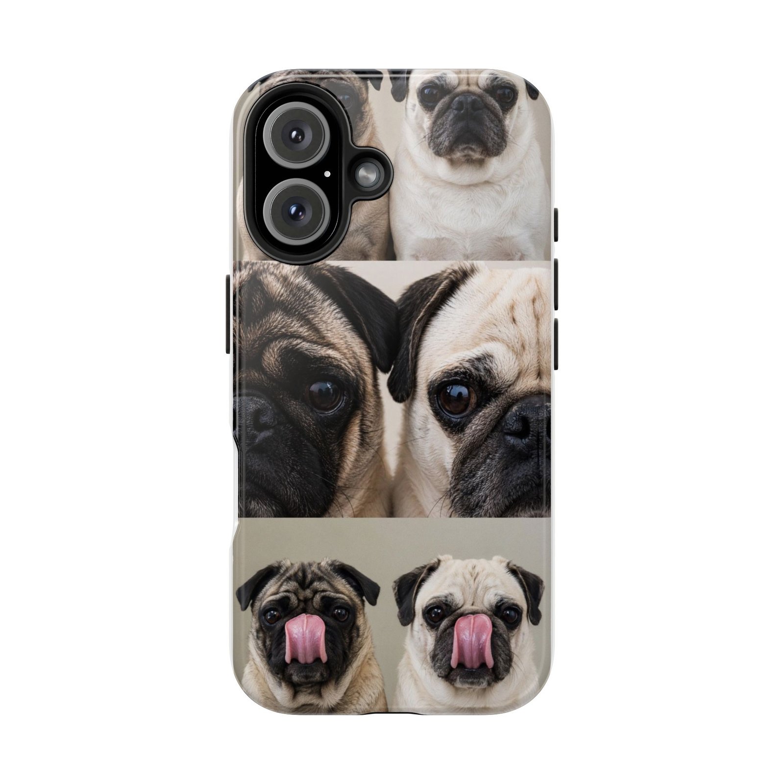 Grumble Lo-Fi Pug Phone Case | Tough Case | Roly & Mabel Pug Portrait | Funny Pug Gift | Lo-Fi Study Vibes - Image 91