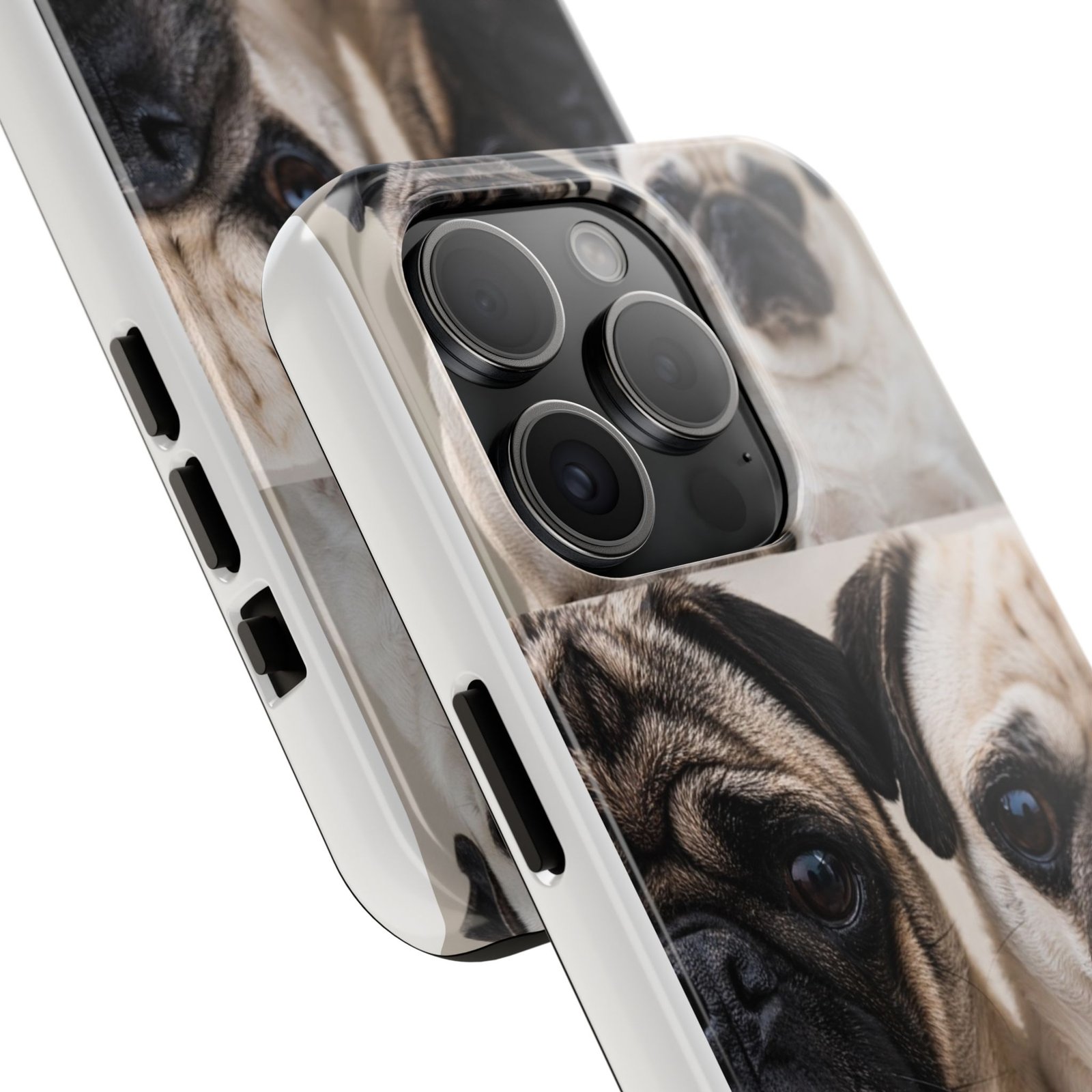 Grumble Lo-Fi Pug Phone Case | Tough Case | Roly & Mabel Pug Portrait | Funny Pug Gift | Lo-Fi Study Vibes - Image 58