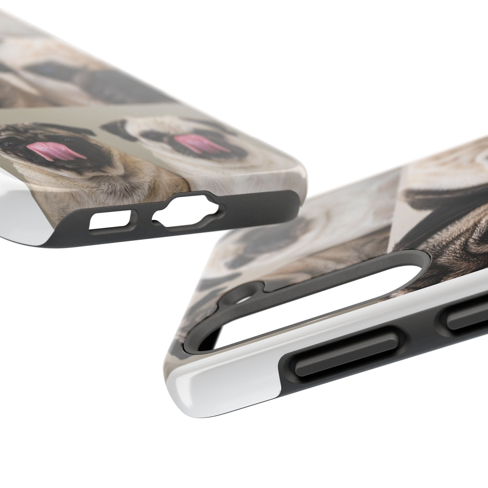 Grumble Lo-Fi Pug Phone Case | Tough Case | Roly & Mabel Pug Portrait | Funny Pug Gift | Lo-Fi Study Vibes - Image 75